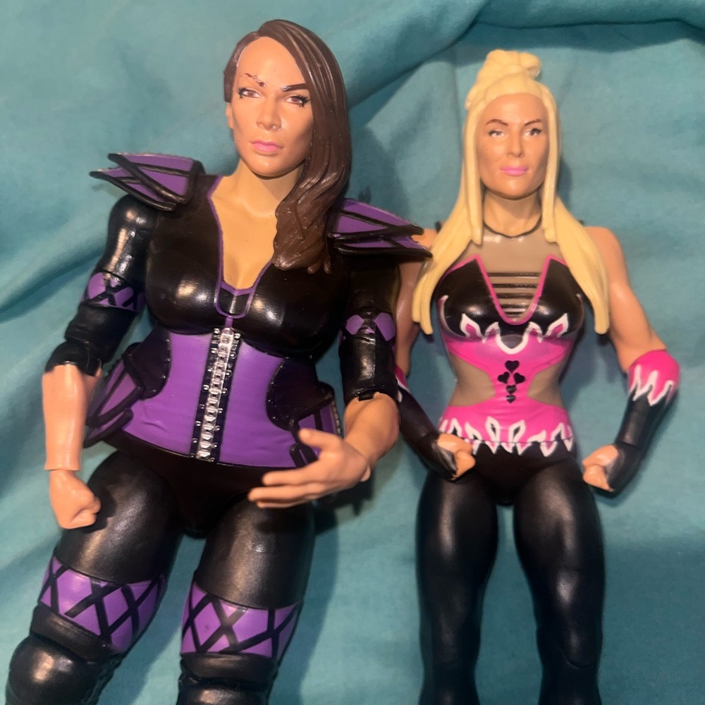 Wwe Nia Jax and Natalya figures